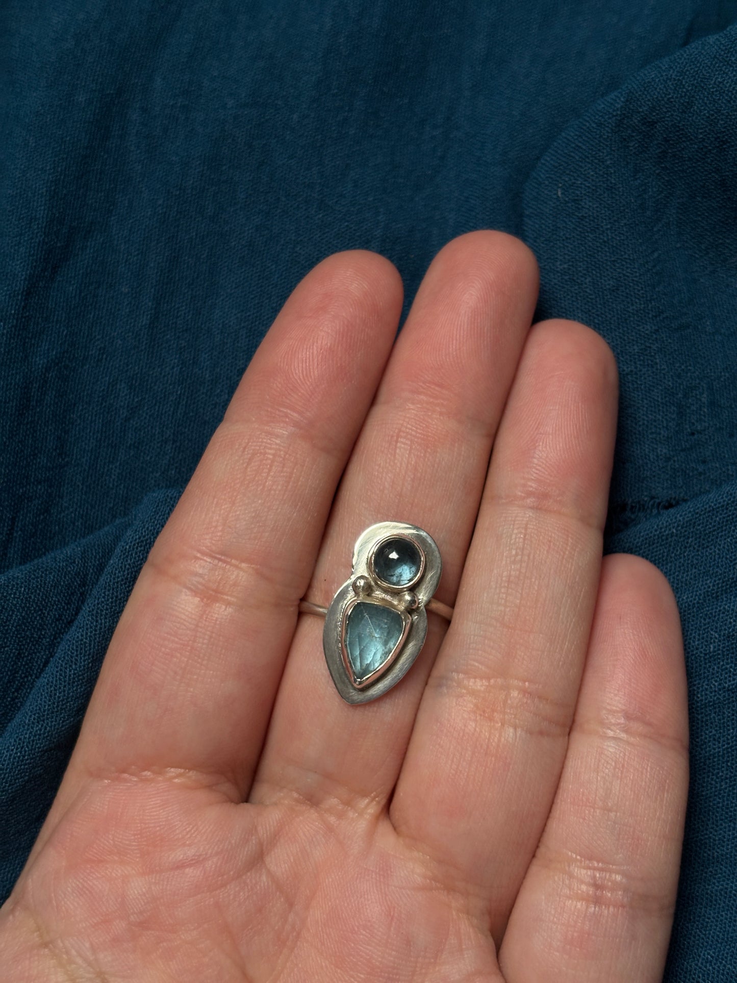 Kyanite ring