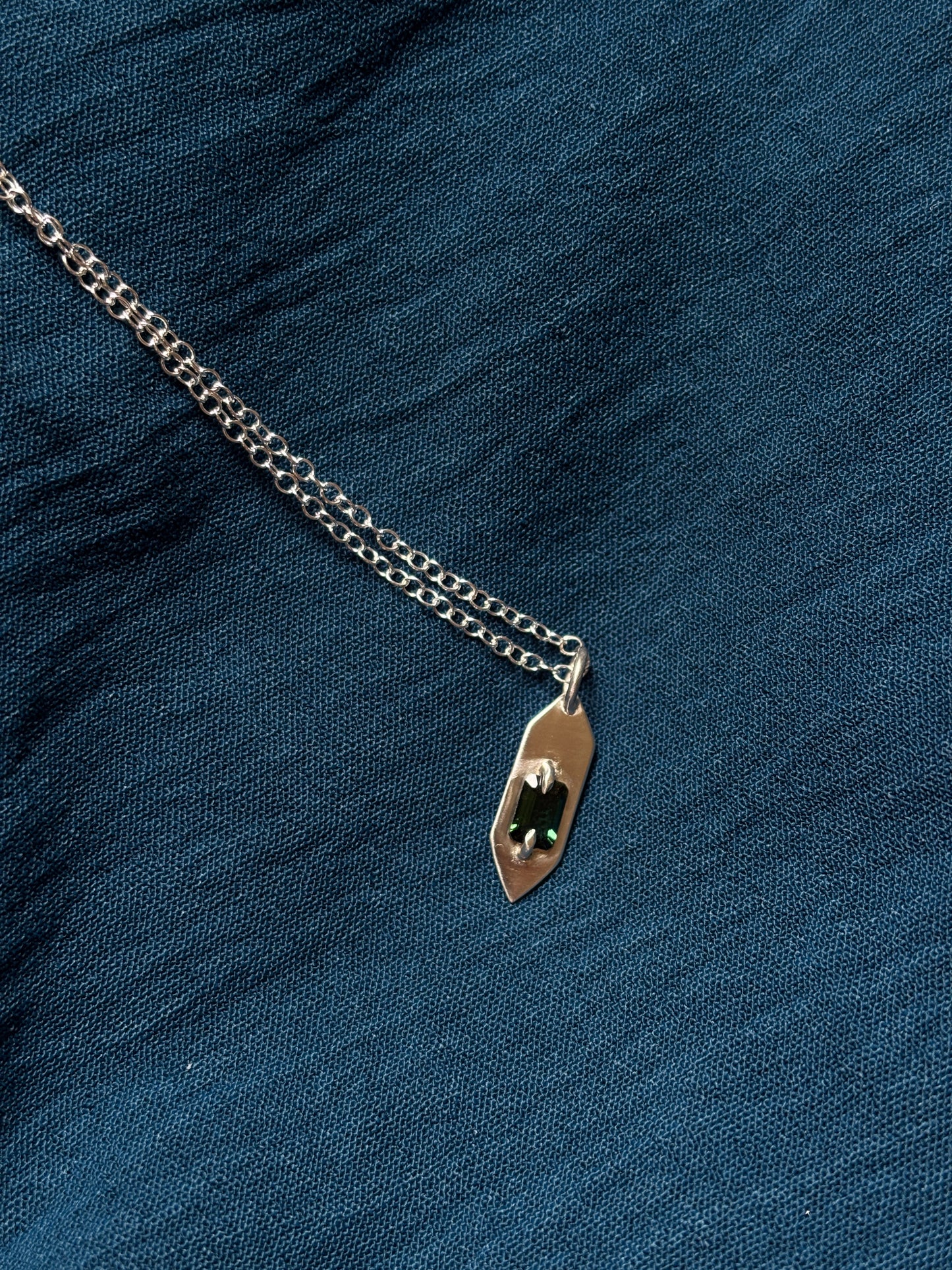 Green tourmaline pendant