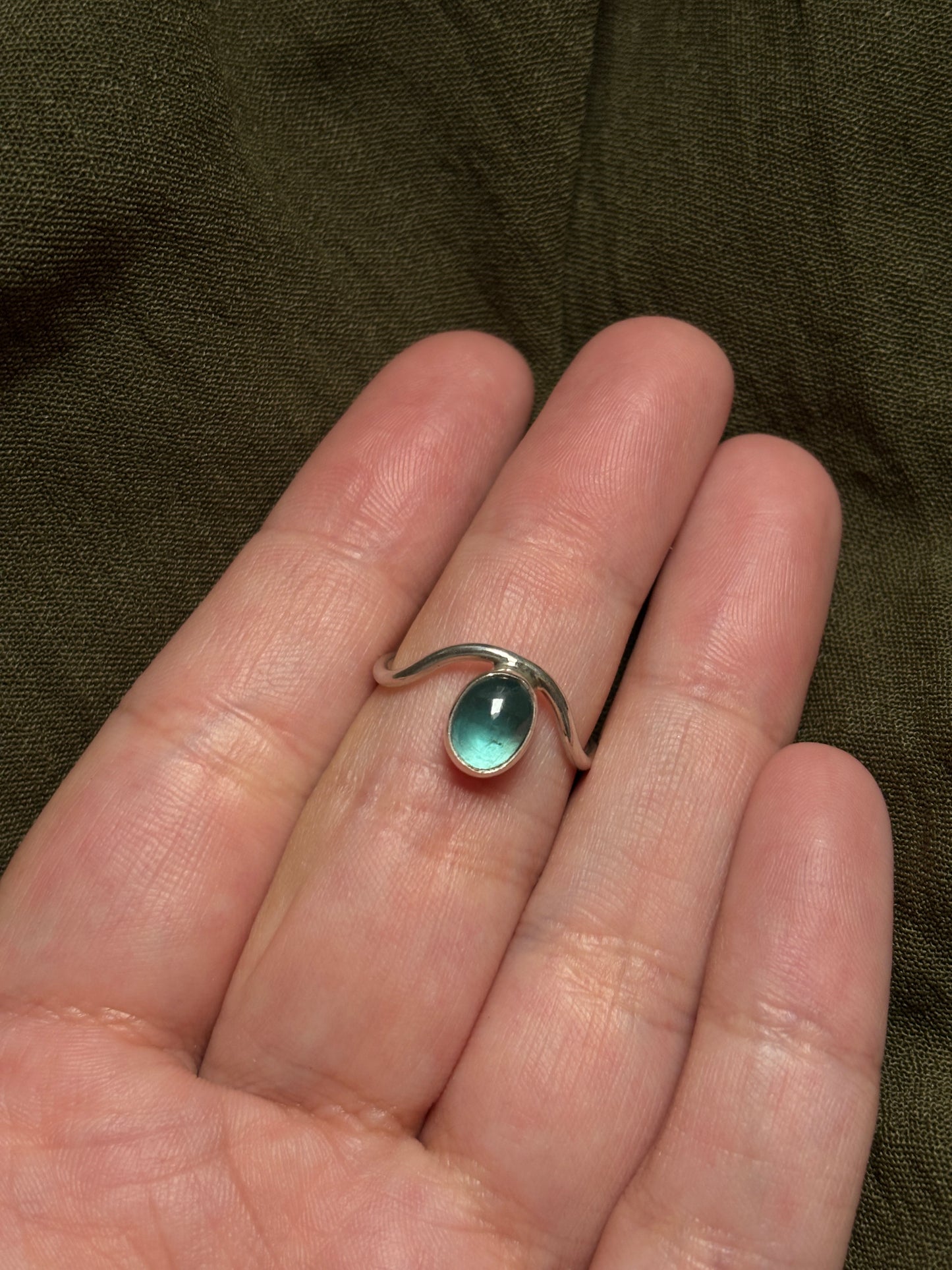 Kyanite ring