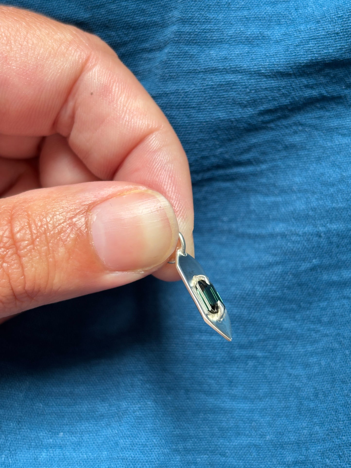 Green tourmaline pendant