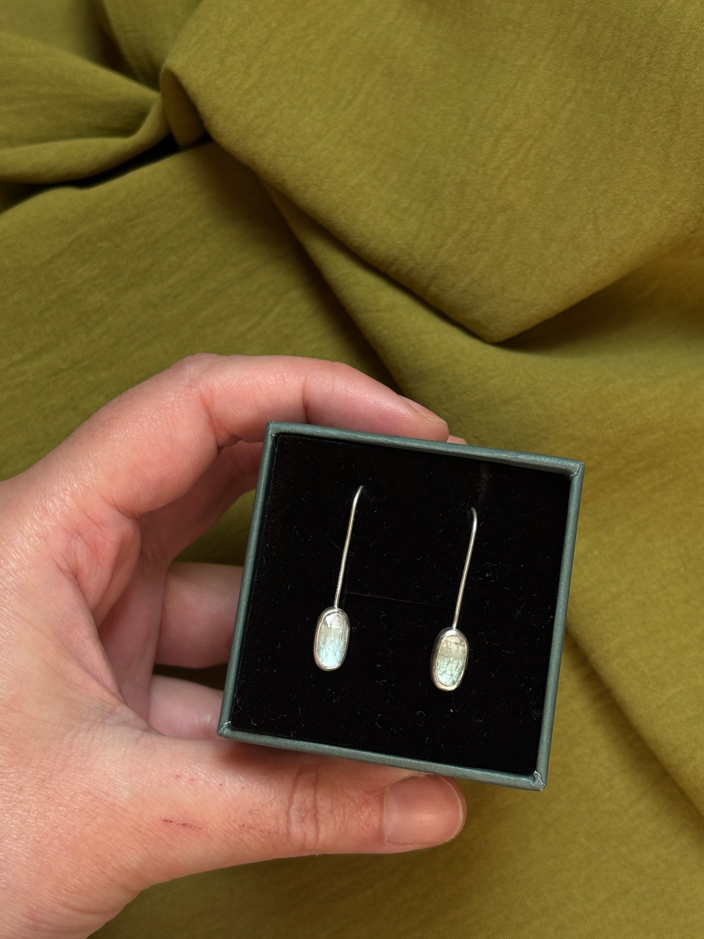 Apatite earrings