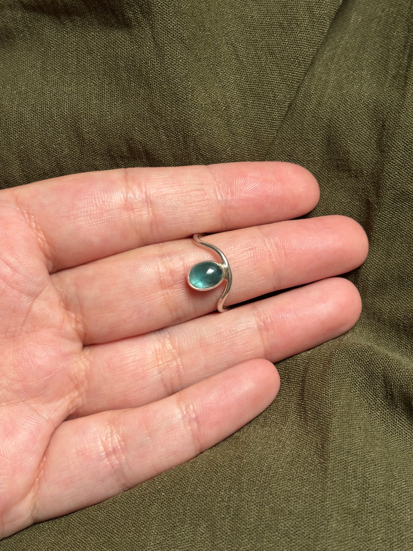 Kyanite ring